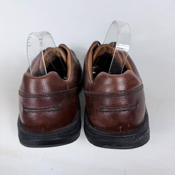 Timberland Dress Shoes Men\'s 11.5 Dark Brown Leather Lace-Up Oxford Formal